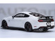 Ford Mustang Shelby GT500 Oxford White with Black Stripes 1/18 Model Car Autoart 73095 Ford Mustang Shelby GT500 Oxford White with Black Stripes 1/18 Model Car Autoart 73095