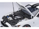 Ford Mustang Shelby GT500 Oxford White with Black Stripes 1/18 Model Car Autoart 73095