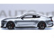 Ford Mustang Shelby GT500 Iconic Silver Metallic with Black Stripes 1/18 Model Car Autoart 73096