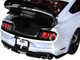 Ford Mustang Shelby GT500 Iconic Silver Metallic with Black Stripes 1/18 Model Car Autoart 73096