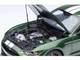 Ford Mustang Shelby GT500 Eruption Green Metallic with White Stripes 1/18 Model Car Autoart 73097