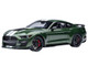 Ford Mustang Shelby GT500 Eruption Green Metallic with White Stripes 1/18 Model Car Autoart 73097