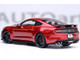 Ford Mustang Shelby GT500 Rapid Red Metallic with Black Stripes 1/18 Model Car Autoart 73098