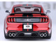 Ford Mustang Shelby GT500 Rapid Red Metallic with Black Stripes 1/18 Model Car Autoart 73098