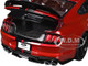 Ford Mustang Shelby GT500 Rapid Red Metallic with Black Stripes 1/18 Model Car Autoart 73098