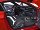 Ford Mustang Shelby GT500 Rapid Red Metallic with Black Stripes 1/18 Model Car Autoart 73098