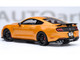 Ford Mustang Shelby GT500 Cyber Orange Metallic with Black Stripes 1/18 Model Car Autoart 73099