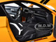 Ford Mustang Shelby GT500 Cyber Orange Metallic with Black Stripes 1/18 Model Car Autoart 73099
