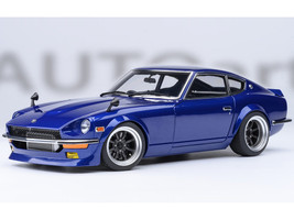 Nissan Fairlady Z RHD Right Hand Drive Akuma No Z Blue Metallic Wangan Midnight Comic #1 Version Manga 1/18 Model Car Autoart AA77453