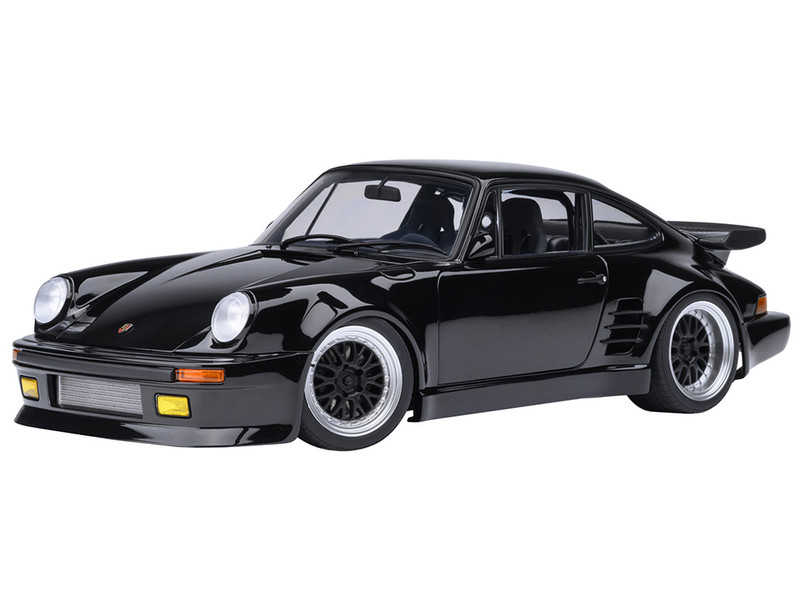 Porsche 911 930 Turbo Blackbird Black Wangan Midnight Comic #1 Version Manga 1/18 Model Car Autoart 78158