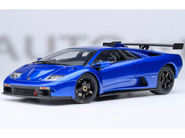 Lamborghini Diablo GTR Monterey Blue Metallic 1/18 Model Car Autoart AA79135