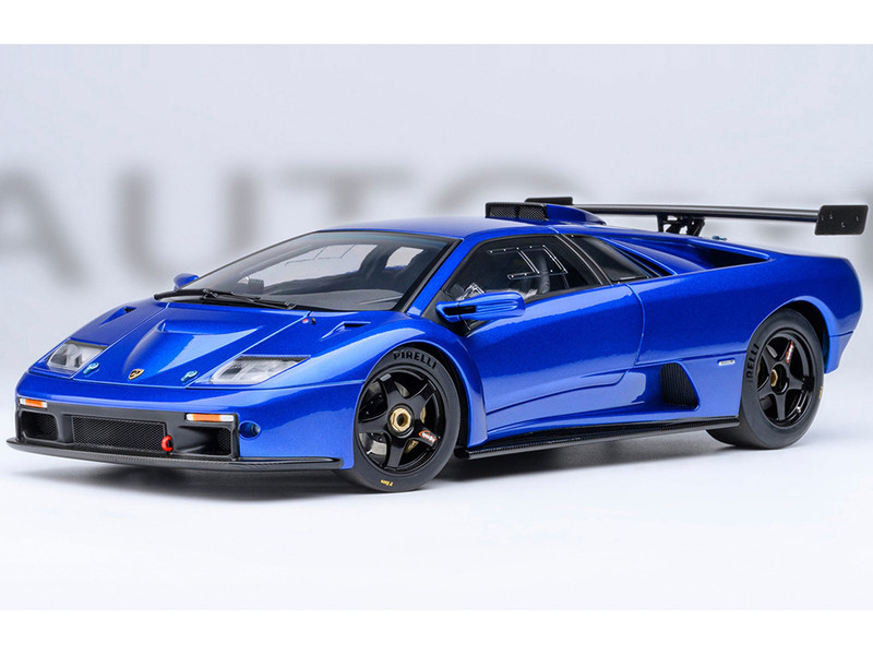 Lamborghini Diablo GTR Monterey Blue Metallic 1/18 Model Car Autoart AA79135 Lamborghini Diablo GTR Monterey Blue Metallic 1/18 Model Car Autoart AA79135
