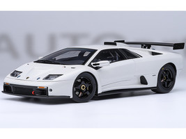 Lamborghini Diablo GTR Impact White 1/18 Model Car Autoart AA79136