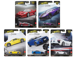 Timeless Icons 5 piece Set Car Culture 2025 Series N Diecast Model Cars Hot Wheels FPY86-961N