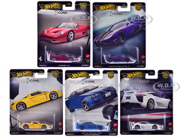 Timeless Icons 5 piece Set Car Culture 2025 Series N Diecast Model Cars Hot Wheels FPY86-961N
