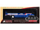 2001 MCI D4000 Coach Bus Greyhound Blue with Stripes Vintage Bus & Motorcoach Collection Limited Edition to 504 pieces Worldwide 1/87 (HO) Diecast Model Iconic Replicas 87-0620 2001 MCI D4000 Coach Bus Greyhound Blue with Stripes Vintage Bus & Motorcoach Collection Limited Edition to 504 pieces Worldwide 1/87 (HO) Diecast Model Iconic Replicas 87-0620