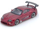 Toyota Supra A80 Top Secret GT300 RHD Right Hand Drive Red Metallic 1/64 Diecast Model Car Inno Models IN64-A80TS-RED