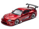 Toyota Supra A80 Top Secret GT300 RHD Right Hand Drive Red Metallic 1/64 Diecast Model Car Inno Models IN64-A80TS-RED