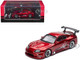 Toyota Supra A80 Top Secret GT300 RHD Right Hand Drive Red Metallic 1/64 Diecast Model Car Inno Models IN64-A80TS-RED