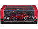 Toyota Supra A80 Top Secret GT300 RHD Right Hand Drive Red Metallic 1/64 Diecast Model Car Inno Models IN64-A80TS-RED