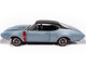1968 Oldsmobile 442 W30 Holiday Coupe Teal Frost Metallic with Red Stripes and Black Vinyl Top Hemmings Motor News July 2023 Cover Car American Muscle Series 1/18 Diecast Model Car Auto World AMM1350