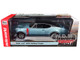 1968 Oldsmobile 442 W30 Holiday Coupe Teal Frost Metallic with Red Stripes and Black Vinyl Top Hemmings Motor News July 2023 Cover Car American Muscle Series 1/18 Diecast Model Car Auto World AMM1350
