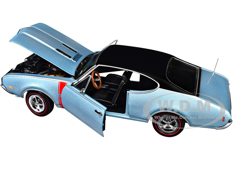 ぱ*ぱ様 1/18 アーテル　オートワールド アメリカンマッスルなど14台 1: 1968 OLDSMOBILE 442 W30 COUPE TEAL FROST 