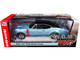 1968 Oldsmobile 442 W30 Holiday Coupe Teal Frost Metallic with Red Stripes and Black Vinyl Top Hemmings Motor News July 2023 Cover Car American Muscle Series 1/18 Diecast Model Car Auto World AMM1350