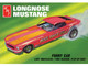 Skill 2 Model Kit 1969 Ford Mustang Longnose Funny Car Gas Ronda 1/25 Scale Model AMT AMT1268