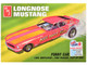 Skill 2 Model Kit 1969 Ford Mustang Longnose Funny Car Gas Ronda 1/25 Scale Model AMT AMT1268