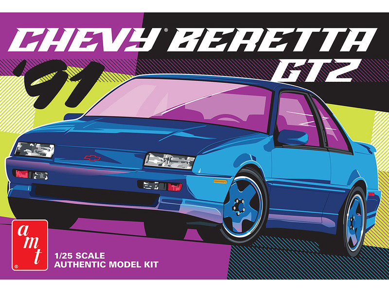 Skill 2 Model Kit 1991 Chevrolet Beretta GTZ 1/25 Scale Model AMT AMT1531