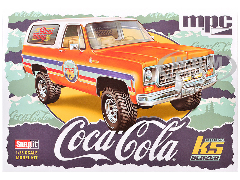 Skill 1 Snap Model Kit Chevrolet K5 Blazer "Coca-Cola" 1/25 Scale Model MPC MPC1022