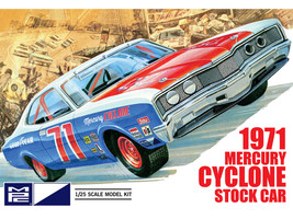 Skill 2 Model Kit 1971 Mercury Cyclone Stock Car 1/25 Scale Model MPC MPC1023