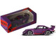 RWB 993 Rotana #18 Matt Purple with Graphics 1/64 Diecast Model Car Model Model MM64-RWB993-001 RWB 993 Rotana #18 Matt Purple with Graphics 1/64 Diecast Model Car Model Model MM64-RWB993-001