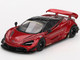 McLaren 720S LB Works Gem Red Metallic with Black Top Limited Edition 1/64 Diecast Model Car Mini GT MGT00828 McLaren 720S LB Works Gem Red Metallic with Black Top Limited Edition 1/64 Diecast Model Car Mini GT MGT00828