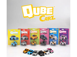 QubeCarz Series #1 Set of 6 pieces 1/64 Diecast Model Cars Mini GT QZ-COMBO001