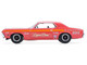 1969 Mercury Cougar Eliminator Dyno Don Red with Orange Stripes GreenLight Muscle Series 30 1/64 Diecast Model Car Greenlight 13370A