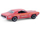 1969 Mercury Cougar Eliminator Dyno Don Red with Orange Stripes GreenLight Muscle Series 30 1/64 Diecast Model Car Greenlight 13370A