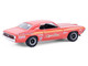 1969 Mercury Cougar Eliminator Dyno Don Red with Orange Stripes GreenLight Muscle Series 30 1/64 Diecast Model Car Greenlight 13370A