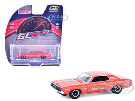 1969 Mercury Cougar Eliminator Dyno Don Red with Orange Stripes GreenLight Muscle Series 30 1/64 Diecast Model Car Greenlight 13370A