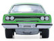1970 Plymouth Road Runner Green with Black Hood Stripe GreenLight Muscle Series 30 1/64 Diecast Model Car Greenlight 13370B