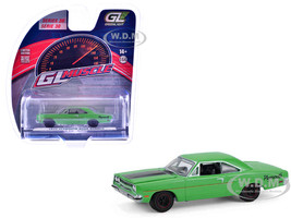 1970 Plymouth Road Runner Green with Black Hood Stripe GreenLight Muscle Series 30 1/64 Diecast Model Car Greenlight 13370B