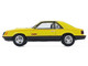 1979 Ford Mustang Cobra Fastback Bright Yellow with Cobra Good Graphics GreenLight Muscle Series 30 1/64 Diecast Model Car Greenlight 13370C
