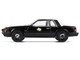 1982 Ford Mustang SSP Texas Department of Public Safety Highway Patrol Black with White Hood and Top Hobby Exclusive Series 1/64 Diecast Model Car Greenlight GL30542