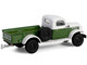 1950 Dodge Power Wagon Pickup Truck Green and White with 1 4 Ton Cargo Trailer Green Hitch & Tow Series 32 1/64 Diecast Model Cars Greenlight 32320A
