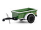 1950 Dodge Power Wagon Pickup Truck Green and White with 1 4 Ton Cargo Trailer Green Hitch & Tow Series 32 1/64 Diecast Model Cars Greenlight 32320A