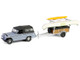 1968 Jeep Jeepster Commando SC 1 Gray with Black Stripes and Top with Canoe Trailer Canoe Rack Canoe and Kayak Hitch & Tow Series 32 1/64 Diecast Model Cars Greenlight 32320B 1968 Jeep Jeepster Commando SC 1 Gray with Black Stripes and Top with Canoe Trailer Canoe Rack Canoe and Kayak Hitch & Tow Series 32 1/64 Diecast Model Cars Greenlight 32320B