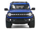 2021 Ford Bronco Black Diamond Velocity Blue Metallic with Black Top with Utility Trailer and Motorcycle Hitch & Tow Series 32 1/64 Diecast Model Cars Greenlight 32320C 2021 Ford Bronco Black Diamond Velocity Blue Metallic with Black Top with Utility Trailer and Motorcycle Hitch & Tow Series 32 1/64 Diecast Model Cars Greenlight 32320C