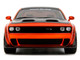 Dodge Challenger SRT Hellcat Orange Metallic and Black Pink Slips Series 1/18 Diecast Model Car Jada 35722