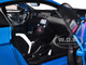 Ford Mustang Shelby GT500 Blue Metallic with Pink Stripes and Black Hood and Top Pink Slips Series 1/18 Diecast Model Car Jada 35723